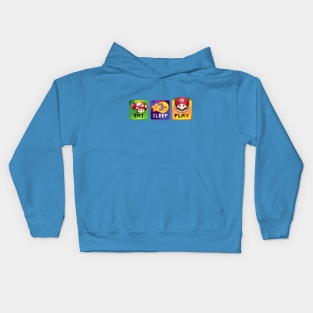 Eat Sleep Play Gamer Kids Hoodie